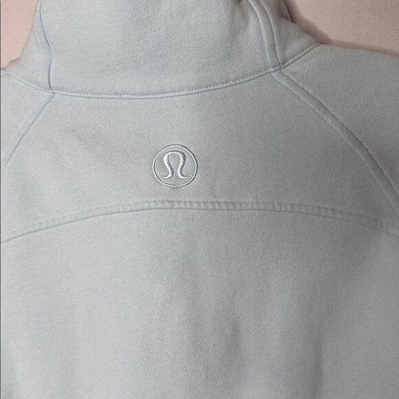 Lululemon Scuba Oversized Funnel Neck Half Zip In Powder Blue. Size XS/S. - Picture 9 of 10